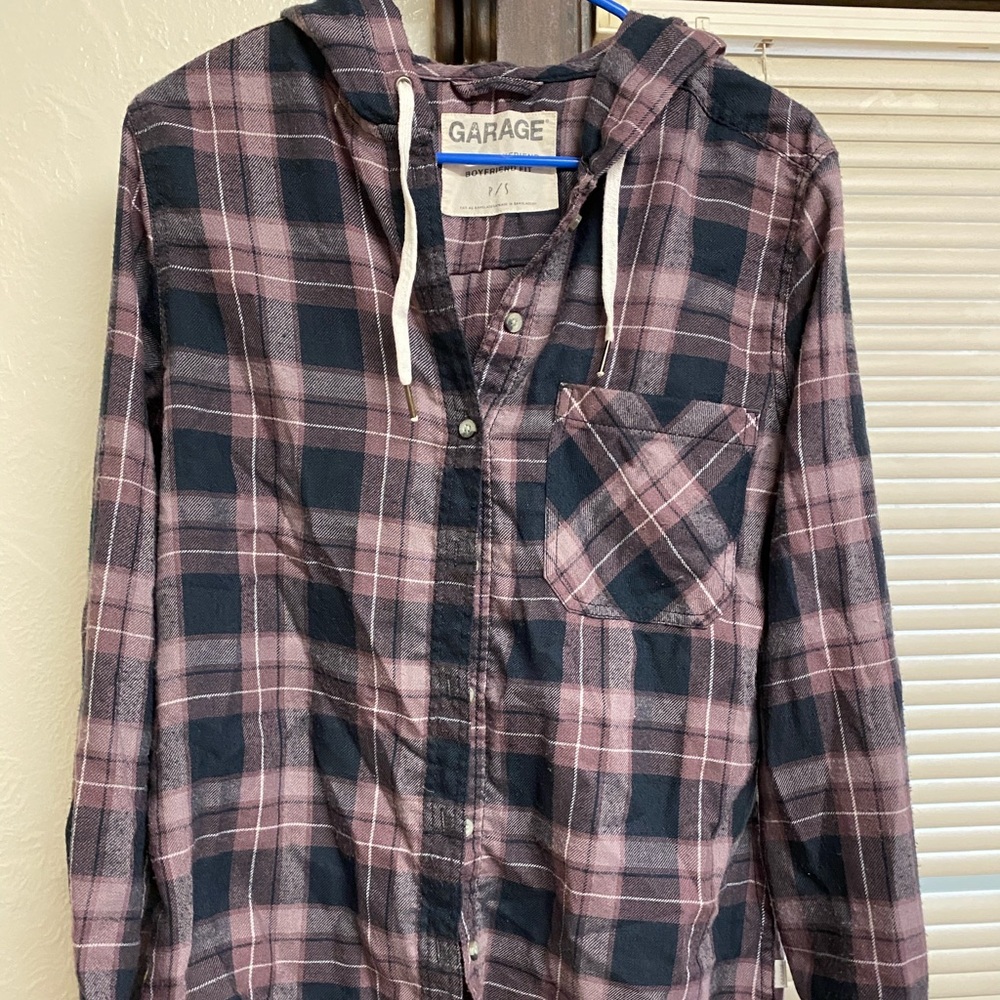 Hooded flannel